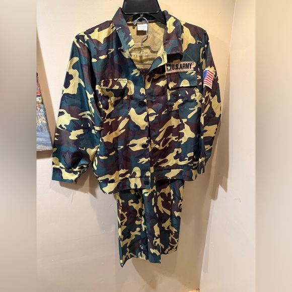 3 pc Camouflage Army Jacket and Pants Set Boys - Picture 1 of 9